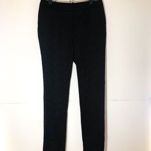 Patterned Black Pants